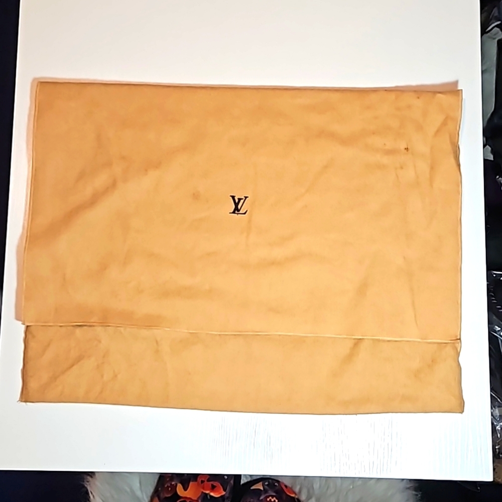 Authentic Louis Vuitton black noir matte monogram Stockton shoulder / tote bag - Picture 14 of 16
